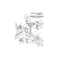 YAMAHA Außenborder F6 Halterung