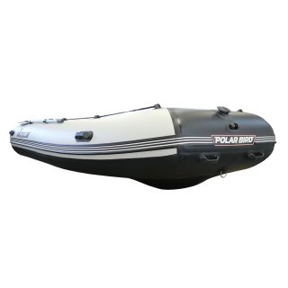 Details:   Schlauchboot 420cm: Polarbird EAGLE PB-420E-SW für bis zu 8 Personen schwarz/weiß, motorisierbar bis 40 PS,  schwarz/weiß (versand-kostenfrei)* / Schlauchboot, Polarbird, PB-420E-SW, made in Russia 