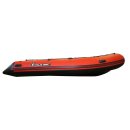 Schlauchboot 450cm: Polarbird EAGLE PB-450E-RS für bis zu 9 Personen rot/schwarz, motorisierbar bis 40 PS,  (versand-kostenfrei)*