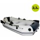 (AUSVERKAUFT) Schlauchboot Prowake  IBP230: Dinghi 230 cm lang mit Lattenboden - ideal für 2 Personen - blau/grau