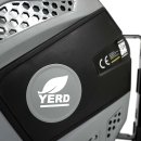 YERD® Schlauchaufroller v2021: 10m automatik Schlauchtrommel Wasser, mit Gardena kompatiblen Anschlüssen, inkl. 1/2 Zoll Gartenschlauch und Komfort-Gartenbrause, an Wand und mobil verwendbar