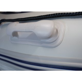 Details:   Prowake Schlauchboot TK-RIB270S, 270cm, 3+1 Personen, grau / blau, motorisierbar bis max 6PS (Versand kostenfrei*) / Schlauchboot, Aluminiumboden, 270cm, 4 Personen Schlauchboot 