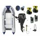 SET-ANGEBOT: Schlauchboot mit Motor Prowake TK-RIB380S Aluboden mit 15 PS (F15ABMS-EFI) Parsun Setangebot