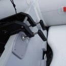 SET-ANGEBOT: Schlauchboot mit Elektromotor:  Goldenship 270cm Schlauchboot mit Luftboden mit Pulsar 3.0 Elektro-Außenborder inkl. LiPo (!) Akku, Bootsmotor bürstenlos (!) 1030W, 29,6V 30Ah 900Wh, 110 LBS (Versand ksotenlos*)