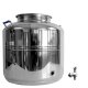 Fischer Edelstahlkanne POLISHLINE Wasser-Edition H2O, 30 Liter Inhalt, Getränkefass speziell für Trinkwasser-Lagerung, INKL. speziellem V4A Edelstahlhahn