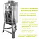 Fischer Edelstahlkanne POLISHLINE Wasser-Edition H2O, 15 Liter Inhalt, Getränkefass speziell für Trinkwasser-Lagerung, INKL. speziellem V4A Edelstahlhahn