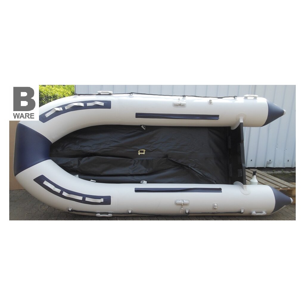 Schlauchboot PROWAKE TK-RIB380S, 380cm, Alu-Boden, blau / weiß, für 7+1 Personen, motorisierbar bis max. 20PS  (versand-kostenfrei *)