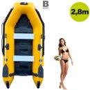 AQUAPARX Schlauchboot 280PRO MKIII Yellow- 280cm lang-...