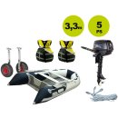 Schlauchboot mit Motor:  Set Prowake  Schlauchboot mit Aluboden/ Parsun Motor (330cm / 5 PS)  Komplett-Set Pack 1 (versand-kostenfrei)*