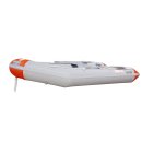 (AUSVERKAUFT!) Schlauchboot Prowake Sport  IBT330: 330cm lang mit Aluboden - ideal für 4 Personen - orange/grau