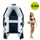 AQUAPARX Schlauchboot 230PRO MKIII White- 230cm lang, Dinghi  ideal für 2 Personen- schwarz/weiss  (versand-kostenfrei)*