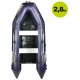 AQUAPARX Schlauchboot RIB280 PRO Blue- 280cm lang-Blau- ideal für 3-4 Personen